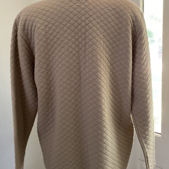 ❤️Karen Lessly Large Quilted Cardigan! Beige - Picture 5 of 6